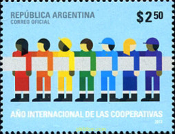 284104 MNH ARGENTINA 2012 NACIONES UNIDAS - 2012 AÑO DE LAS COOPERATIVAS - Unused Stamps