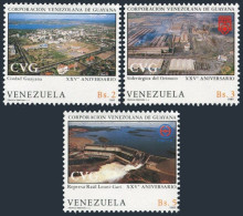 Venezuela 1349-1351,MNH.Mi 2326-2328. Guayana Development Corporation,25th Ann. - Venezuela