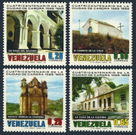 Venezuela 947-950,MNH.Mi 1796-1799. City Of Carora,400th Ann.1969.Houses,Church. - Venezuela