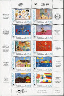 Venezuela 1376 Sheet,MNH.Michel 2386-2395. Children's Foundation-20th Ann.1986. - Venezuela