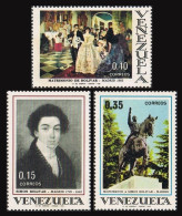 Venezuela 951-953,953a, MNH. Mi 1807-1809, Bl.11. Simon Bolivar In Madrid, 1969. - Venezuela