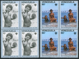 Venezuela 1215-1216 Blocks/4.Mi 2129-2130. International Year Of Child,IYC-1979. - Venezuela