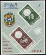 Venezuela C819a, MNH. Michel Bl.10. WHO Drive To Eradicate Malaria, 1962. - Venezuela