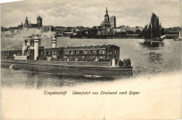 Stralsund - Crajektschiff, Überfahrt Von Stralsund Nach Rügen - Stralsund