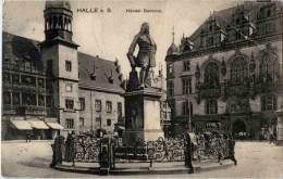 Halle - Händel Denkmal - Halle (Saale)