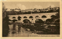 Rothenburg O. T. - Doppelbrücke - Rothenburg O. D. Tauber