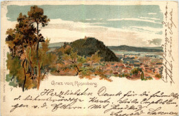 Graz Vom Rosenberg - Litho - Graz