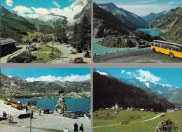 CPA CARTE POSTALE SUISSE 4 X POSTALAUTO AUTO PÖSTALE CAR POSTAL - Collezioni E Lotti