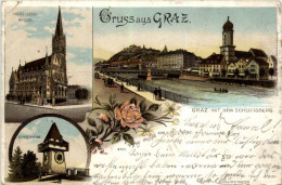 Gruss Aus Graz - Litho - Graz