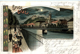 Gruss Aus Graz - Litho - Graz