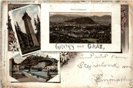 Gruss Aus Graz - Litho - Graz
