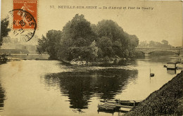 CPA. NEUILLY SUR SEINE - Ile D'Amour Et Pont De Neuilly (n° 57) - Neuilly Sur Seine