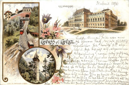 Gruss Aus Graz - Litho - Graz