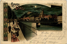 Gruss Aus Graz - Litho - Graz