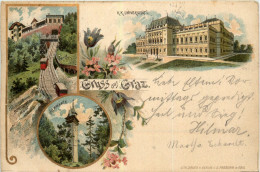 Gruss Aus Graz - Litho - Graz