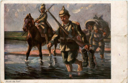 Durch Die Furt - Feldpost - Guerre 1914-18