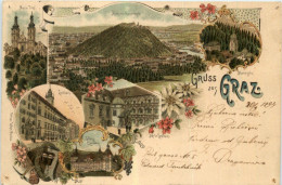 Gruss Aus Graz - Litho - Graz