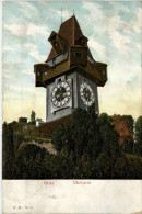 Graz - Uhrturm - Prägekarte - Graz