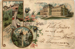 Gruss Aus Graz - Litho - Graz