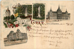 Gruss Aus Graz - Litho - Graz