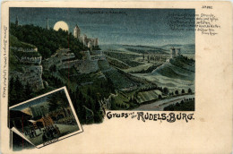 Gruss Von Der Rudelsburg - Litho - Bad Kösen