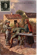 Fröhliche Patrouillenrast Im Feindesland Kuk Militärpost - Guerre 1914-18