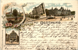 Gruss Aus Dortmund - Litho - Dortmund