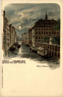 Gruss Aus Hamburg - Litho - Autres & Non Classés