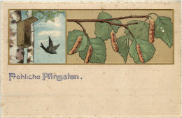 Pfingsten - Prägekarte - Pentecost