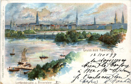 Gruss Aus Hamburg - Litho - Andere & Zonder Classificatie