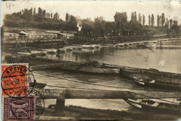 Speyer - Schiffsbrücke Mit Eisenbahn - Speyer