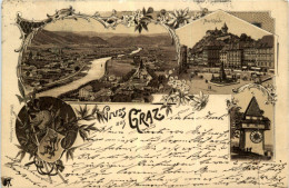 Gruss Aus Graz - Litho - Graz