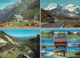 CPA CARTE POSTALE SUISSE 4 X POSTALAUTO AUTO PÖSTALE CAR POSTAL - Collections & Lots