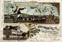 Gruss Aus Göttingen - Deutsches Haus - Litho - Göttingen