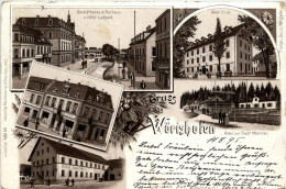 Gruss Aus Woerishofen - Litho 1895 - Bad Woerishofen