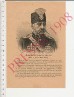 Doc 1908 Gravure Portrait Mouzaffer-Ed-Dine Shah De Perse Mort à Téhéran Le 8 Janvier 1907 Nécrologie Histoire - Unclassified