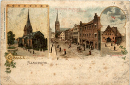 OGruss Aus Flensburg - Litho - Flensburg