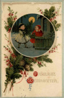 Fröhliche Weihnachten - Prägekarte - Other & Unclassified