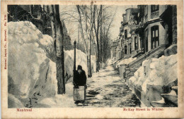 Montreal - McKay Street In Winter - Andere & Zonder Classificatie