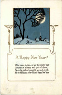Neww Year - Prägekarte - Anno Nuovo