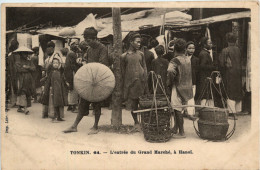 Tonkin - Hanoi - Grand Marche - Vietnam