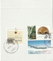 Letter Part Of Cover 3 Stamps - Brieven En Documenten