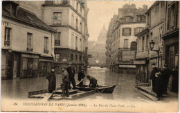 CPA Paris Rue Du Haut-pavé Inondations (1390821) - Paris Flood, 1910
