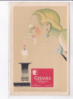 PUBLICITE : Gitanes Vizir (cigarettes) Illustrée Par René VINCENT - Très Bon état - Advertising