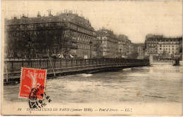 CPA Paris Pont D'Arcole Inondations (1390810) - Überschwemmung 1910