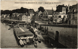 CPA Pont-Ste-Maxence Quai De La Pecherie (1279949) - Pont Sainte Maxence