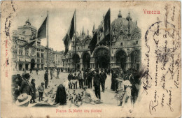 Venezia - S Marco Con Piccioni - Venetië (Venice)