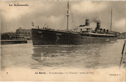CPA Le Havre Transatlantique La Touraine Ships (1390852) - Zonder Classificatie