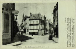 CPA Nevers Rue Du Commerce Place Mancini (1279895) - Nevers