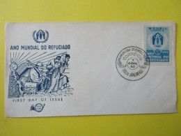 Marcophilie - Enveloppe - Ano Mundial Do Refugiado - Rio De Janeiro - 1960 - Primeiro Dia - FDC